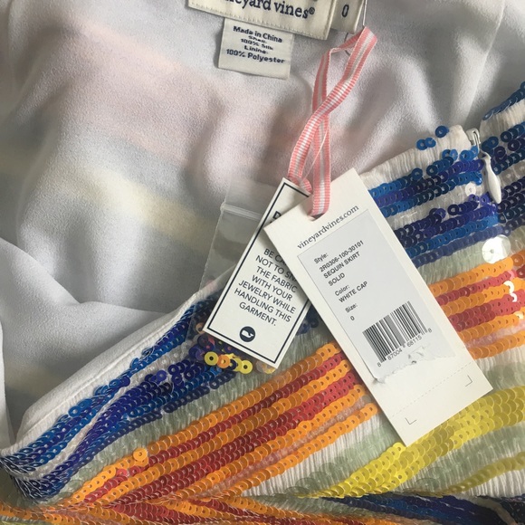 NWT Vineyard Vines sequin skirt - Picture 3 of 3